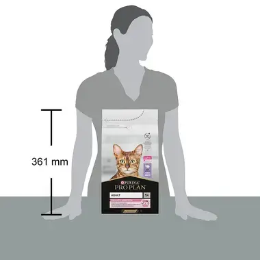 PRO PLAN CAT ADULT DELICATE DIGESTION suché krmivo pre mačky s morkou