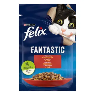 FELIX Fantastic kapsička s hovädzím v želé 85g