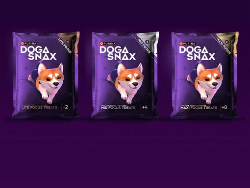 3 typy pochúťok PURINA DOGASNAX